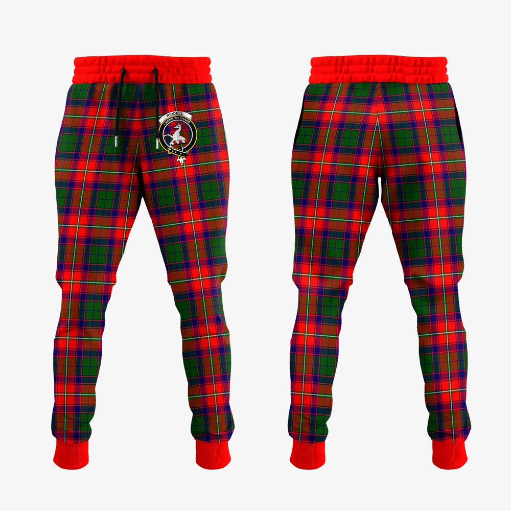 Clan Clan Riddell Tartan Crest Jogger Sweatpants RA43 Clan Riddell Tartan Today   
