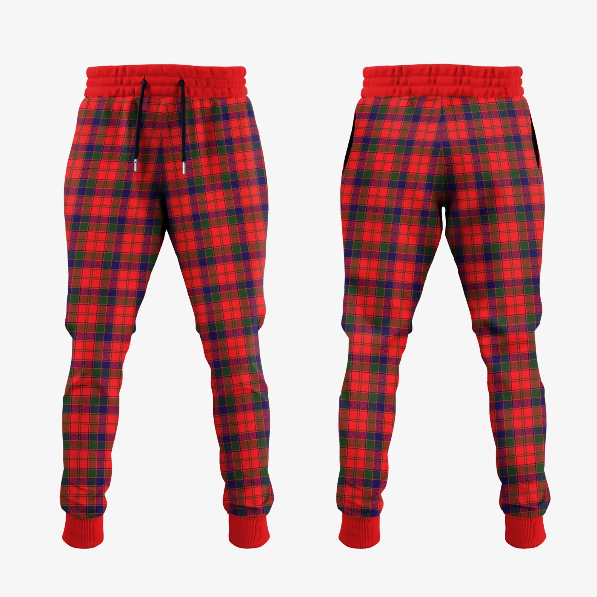Clan Robertson Modern Tartan Crest Jogger Sweatpants JU86 Clan Robertson Tartan Today   