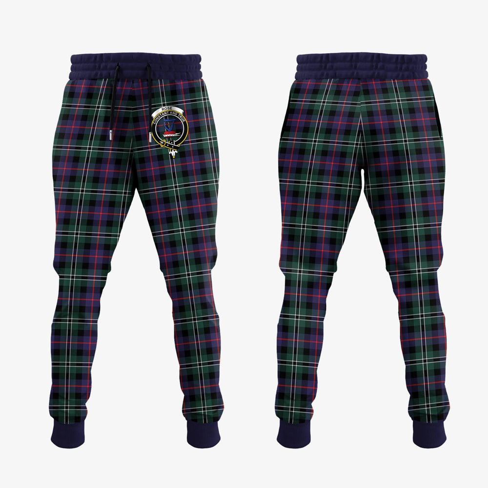 Clan Rose Hunting Modern Tartan Crest Jogger Sweatpants WP31 Clan Rose Tartan Today   