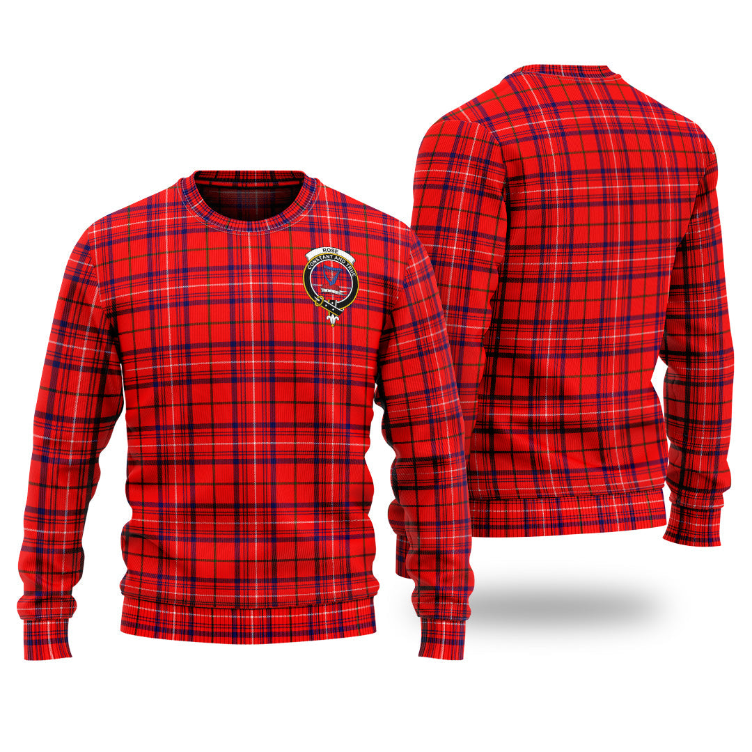 Clan Rose Modern Tartan Christmas Ugly Sweater EL94 Rose Modern Tartan Tartan Sweater   