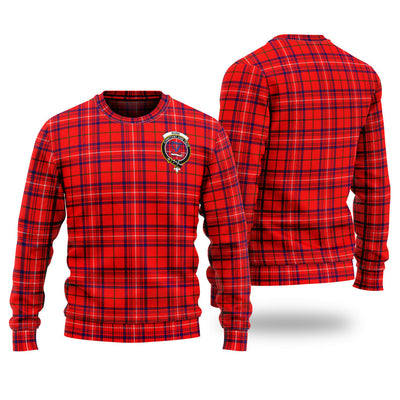Clan Rose Modern Tartan Christmas Ugly Sweater