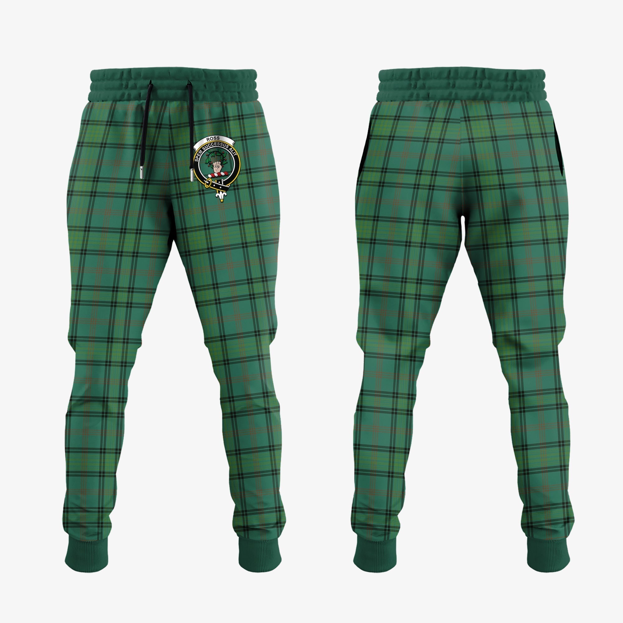 Clan Ross Hunting Ancient Tartan Crest Jogger Sweatpants EY74 Clan Ross Tartan Today   