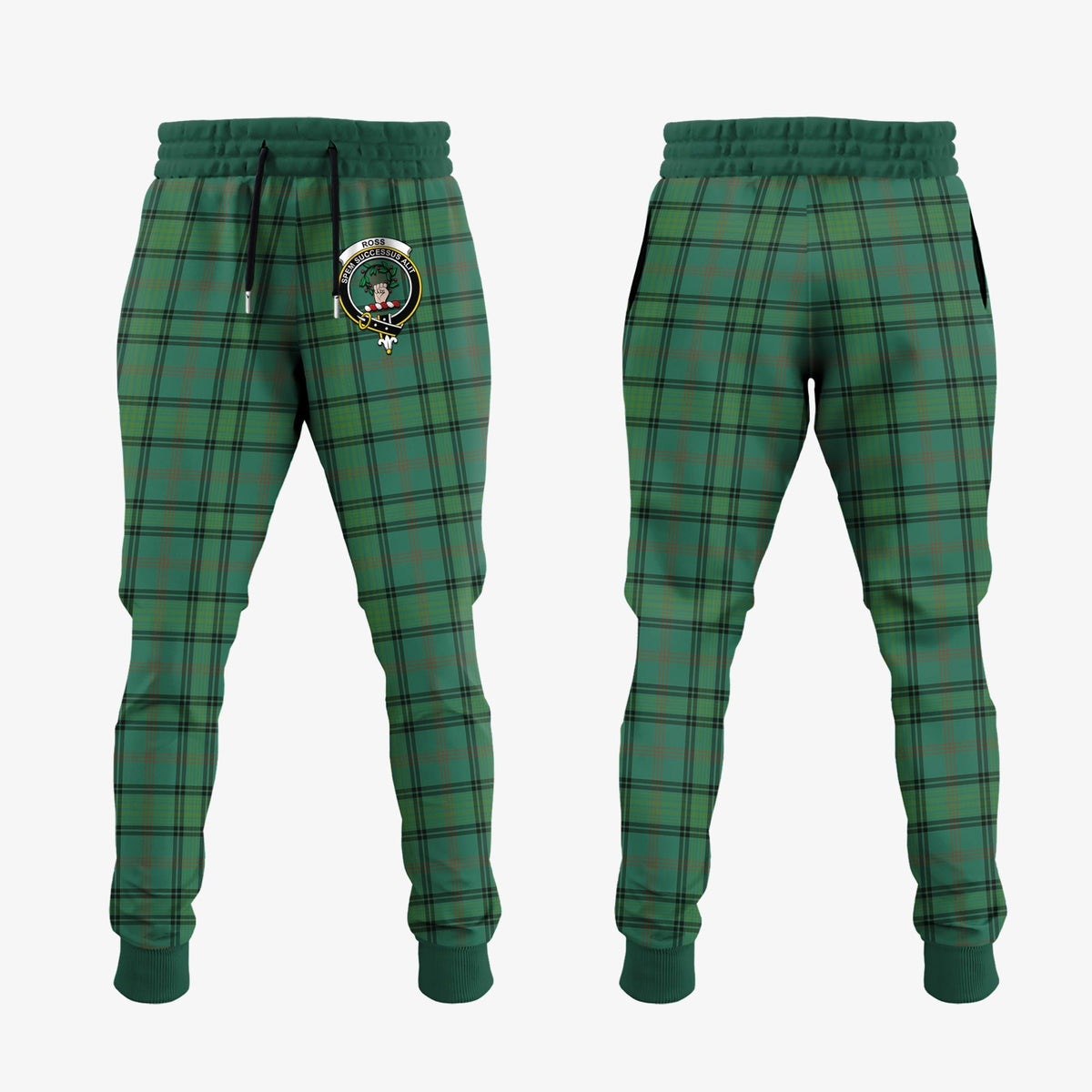 Clan Ross Hunting Ancient Tartan Crest Jogger Sweatpants EY74 Clan Ross Tartan Today   