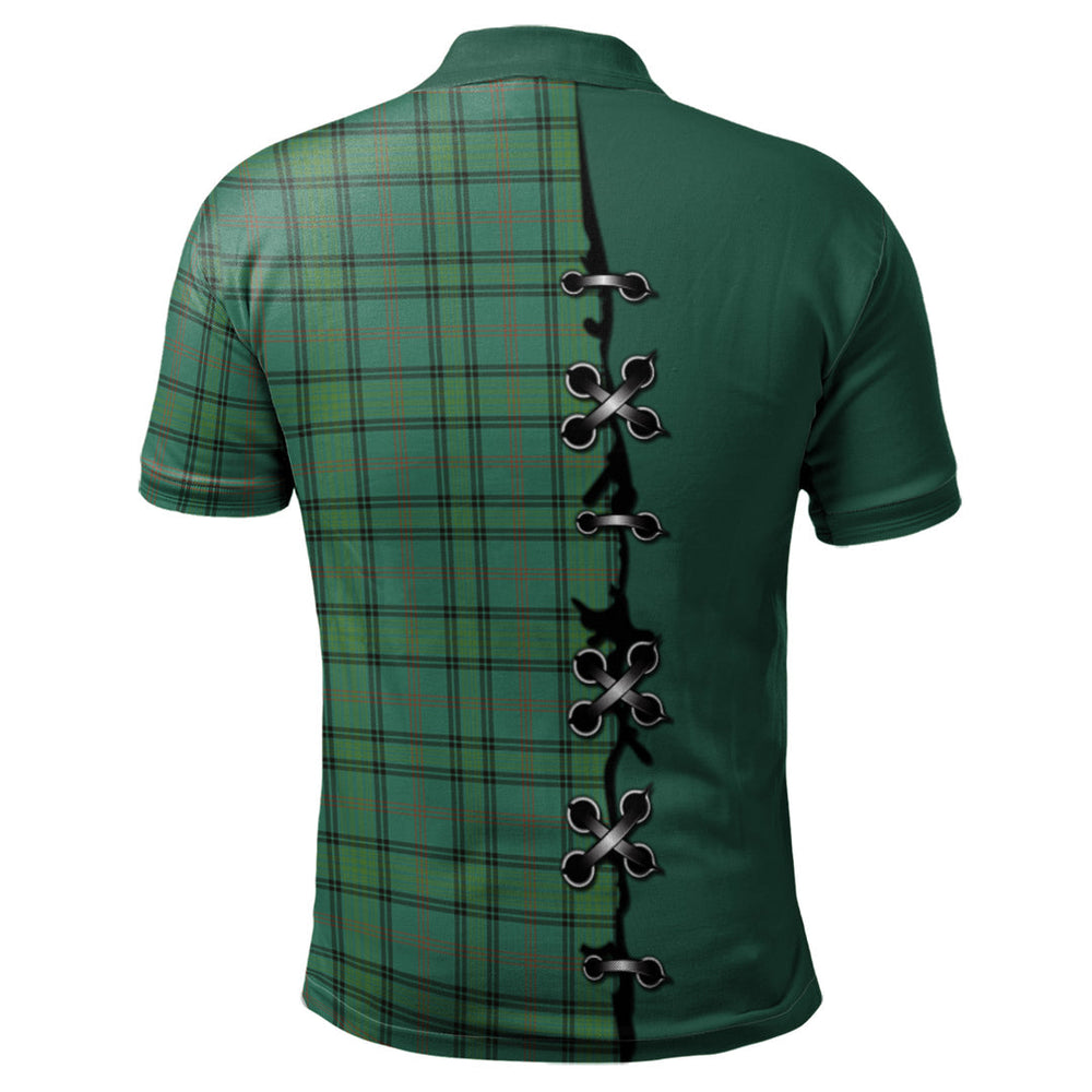 Clan Ross Hunting Ancient Tartan Polo Shirt - Lion Rampant And Celtic Thistle Style XG23 Ross Hunting Ancient Tartan Tartan Polo   