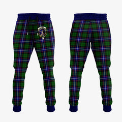 Clan Russell Modern Tartan Crest Jogger Sweatpants WG45 Clan Russell Tartan Today   
