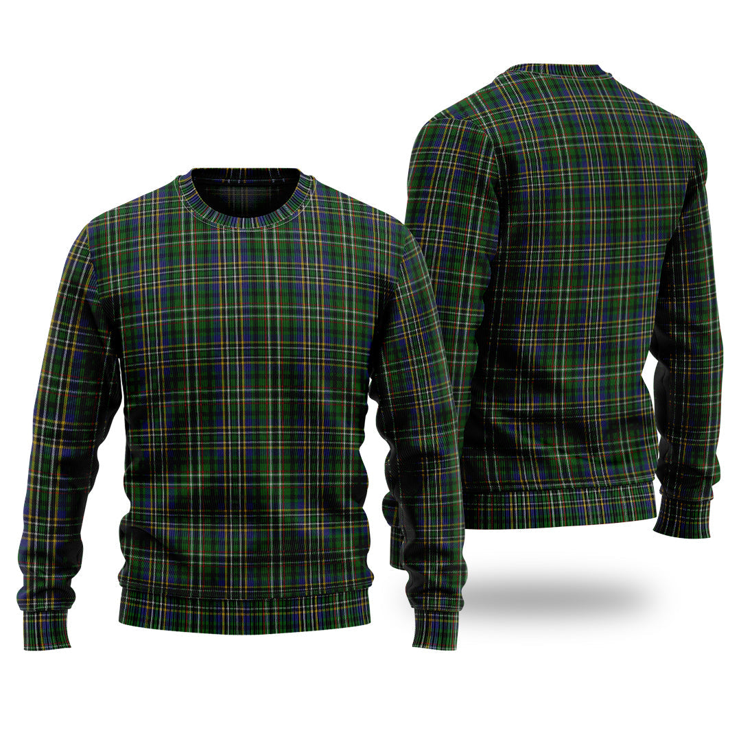 Clan Scott Green Tartan Christmas Ugly Sweater MT54 Clan Scott (Scott Tartan) Tartan Sweater   