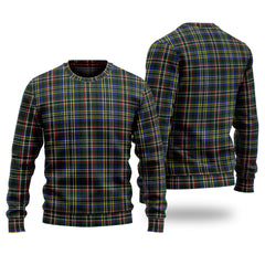 Clan Scott Green Modern Tartan Christmas Ugly Sweater VQ56 Clan Scott (Scott Tartan) Tartan Sweater   