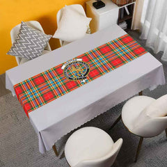 Clan Chattan Tartan Crest Table Runner Cotton BQ66 Chattan Tartan Tartan Table Runner   