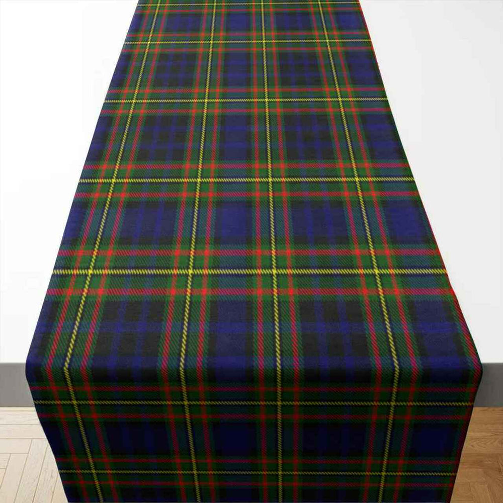 Clan Clelland Modern Tartan Table Runner Cotton VW72 Clelland Modern Tartan Tartan Table Runner   