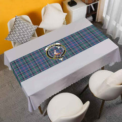 Clan Cooper Tartan Crest Table Runner Cotton HA34 Cooper Tartan Tartan Table Runner   
