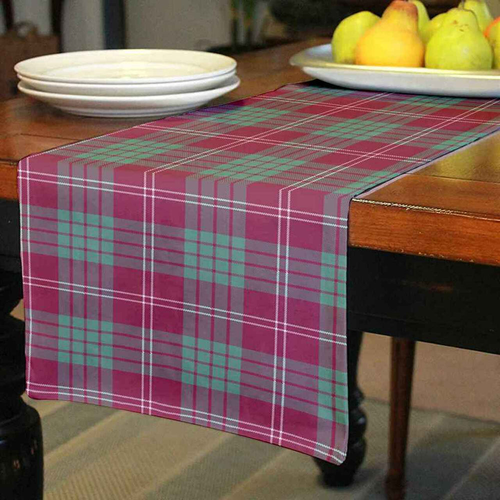 Clan Crawford Ancient Tartan Table Runner Cotton AO16 Crawford Ancient Tartan Tartan Table Runner   