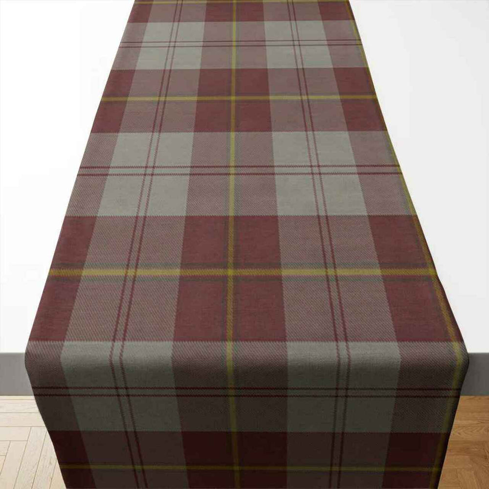 Clan Cunningham Burgundy Dancers Tartan Table Runner Cotton JY63 Cunningham Burgundy Dancers Tartan Tartan Table Runner   
