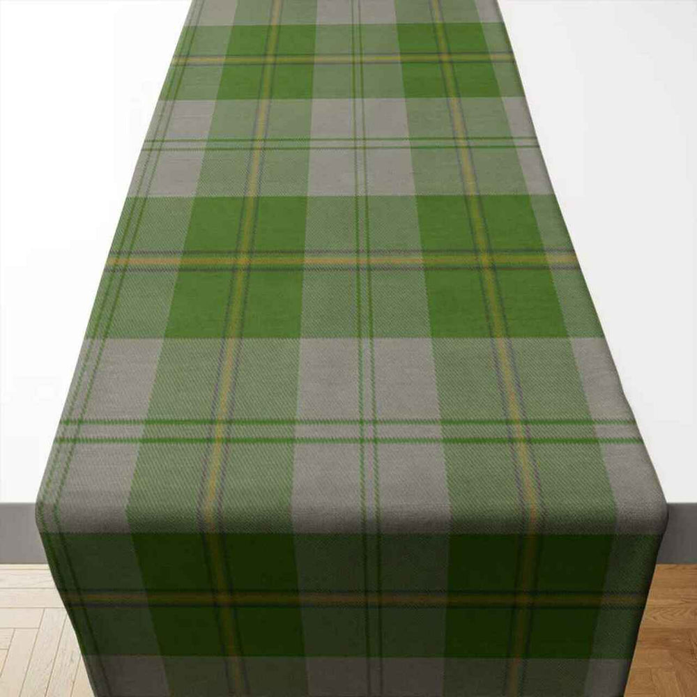 Clan Cunningham Dress Green Dancers Tartan Table Runner Cotton CE98 Cunningham Dress Green Dancers Tartan Tartan Table Runner   