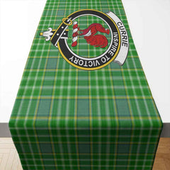 Clan Currie Tartan Crest Table Runner Cotton ZQ26 Currie Tartan Tartan Table Runner   