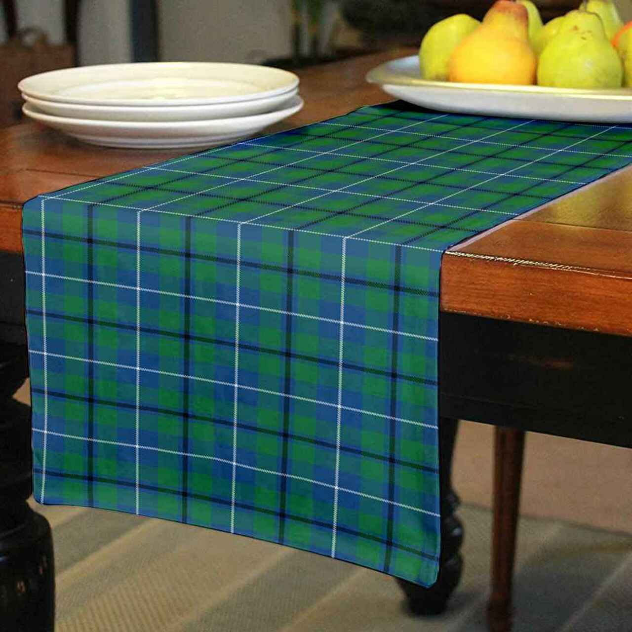 Clan Douglas Ancient Tartan Table Runner Cotton ZC25 Douglas Ancient Tartan Tartan Table Runner   