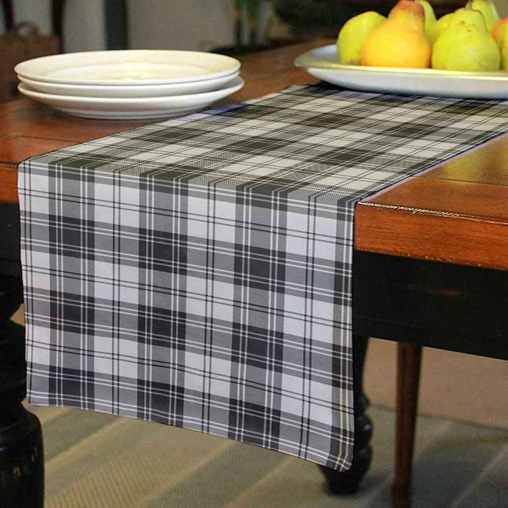Clan Douglas Grey Modern Tartan Table Runner Cotton BA47 Douglas Grey Modern Tartan Tartan Table Runner   