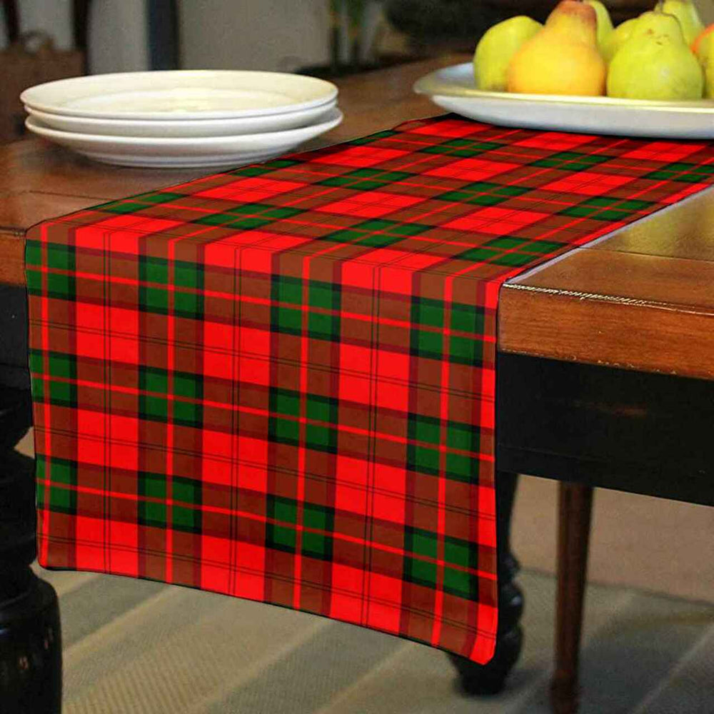 Clan Dunbar Modern Tartan Table Runner Cotton LW21 Dunbar Modern Tartan Tartan Table Runner   