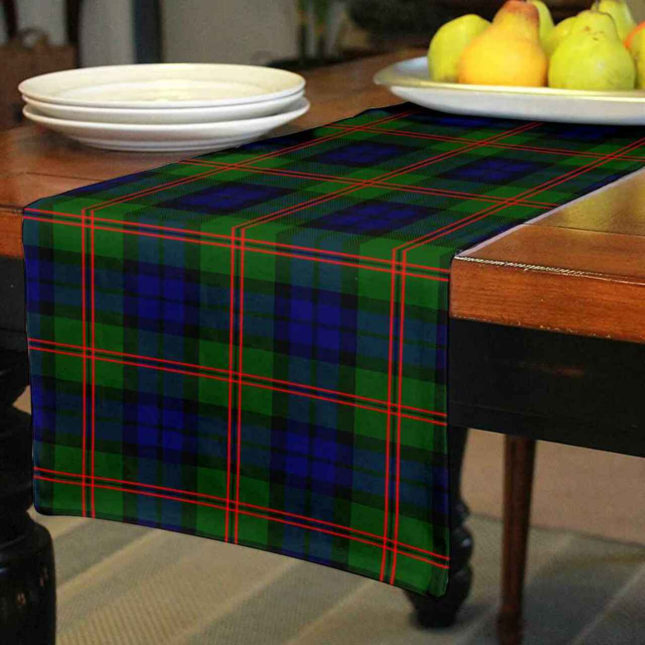 Clan Dundas Modern 02 Tartan Table Runner Cotton PL36 Dundas Modern 02 Tartan Tartan Table Runner   