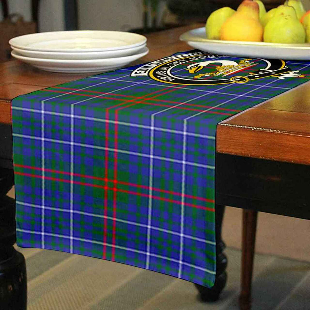 Clan Edmonstone (of Duntreath) Tartan Crest Table Runner Cotton PN46 Edmonstone (of Duntreath) Tartan Tartan Table Runner   