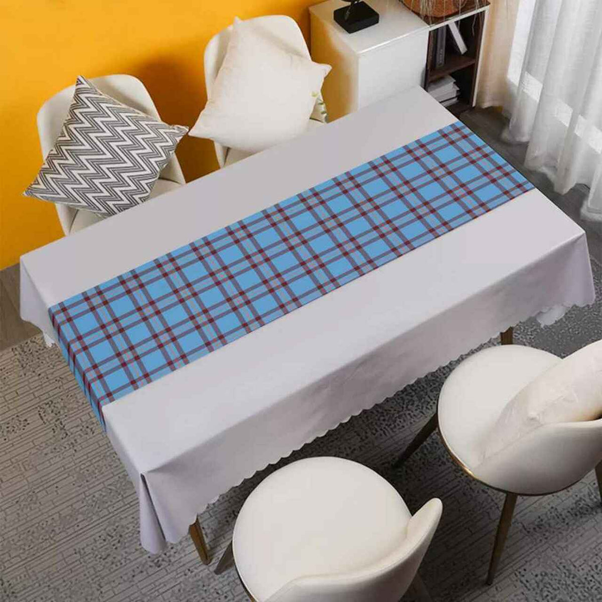 Clan Elliot Ancient Tartan Table Runner Cotton MG39 Elliot Ancient Tartan Tartan Table Runner   