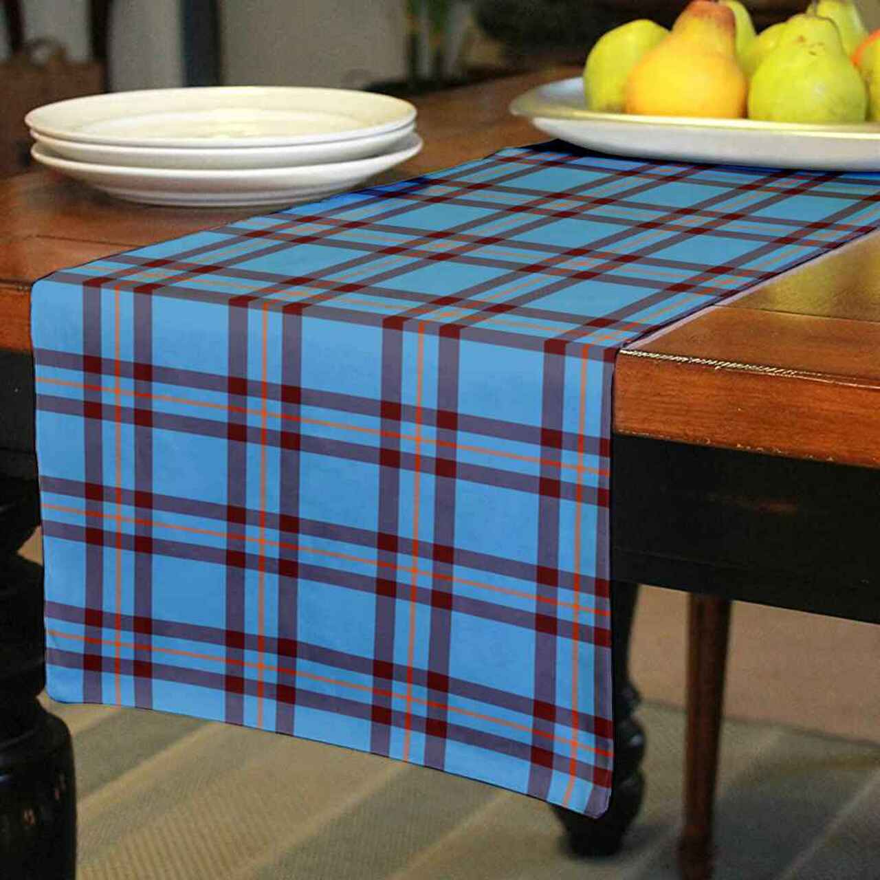 Clan Elliot Ancient Tartan Table Runner Cotton MG39 Elliot Ancient Tartan Tartan Table Runner   