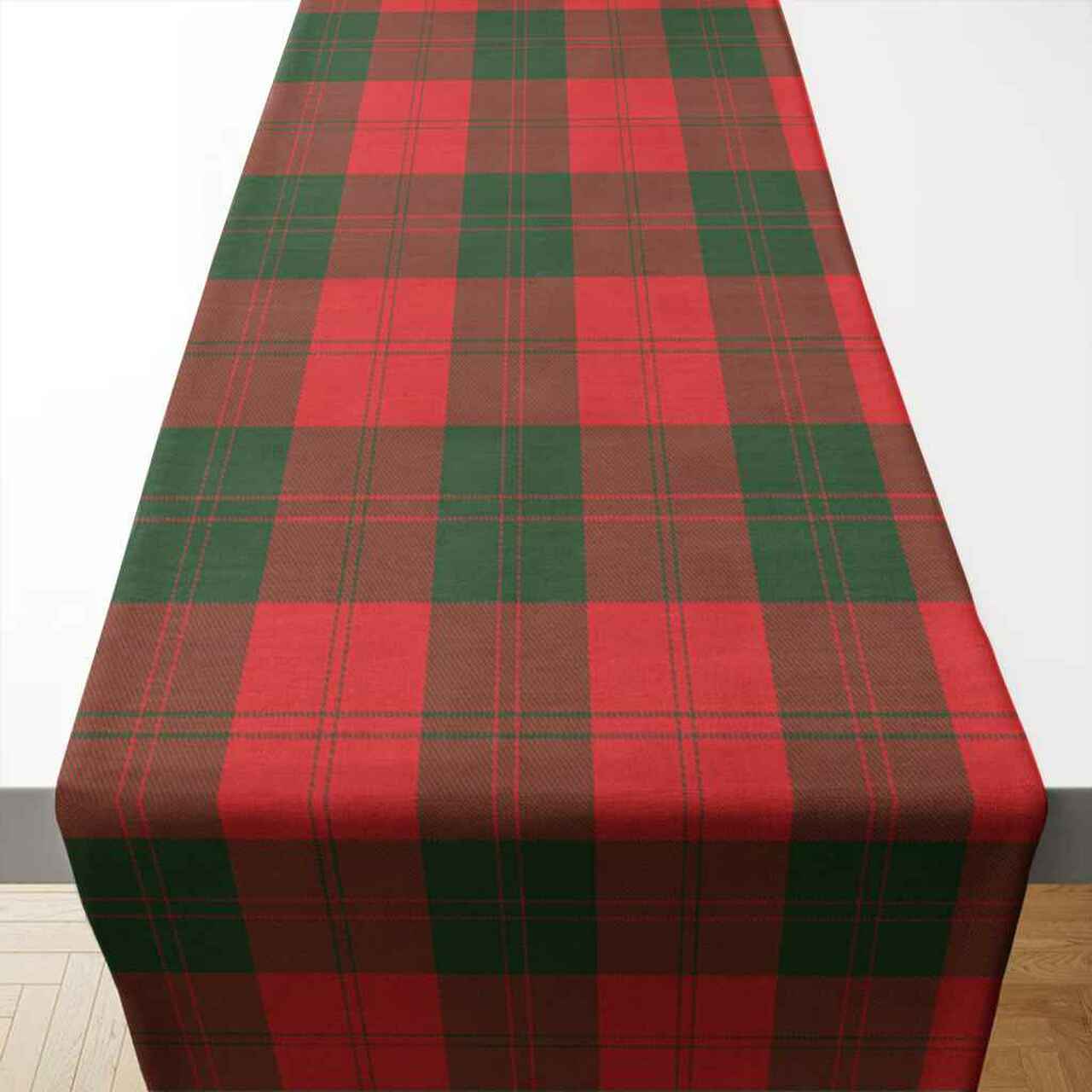 Clan Erskine Modern Tartan Table Runner Cotton UH55 Erskine Modern Tartan Tartan Table Runner   