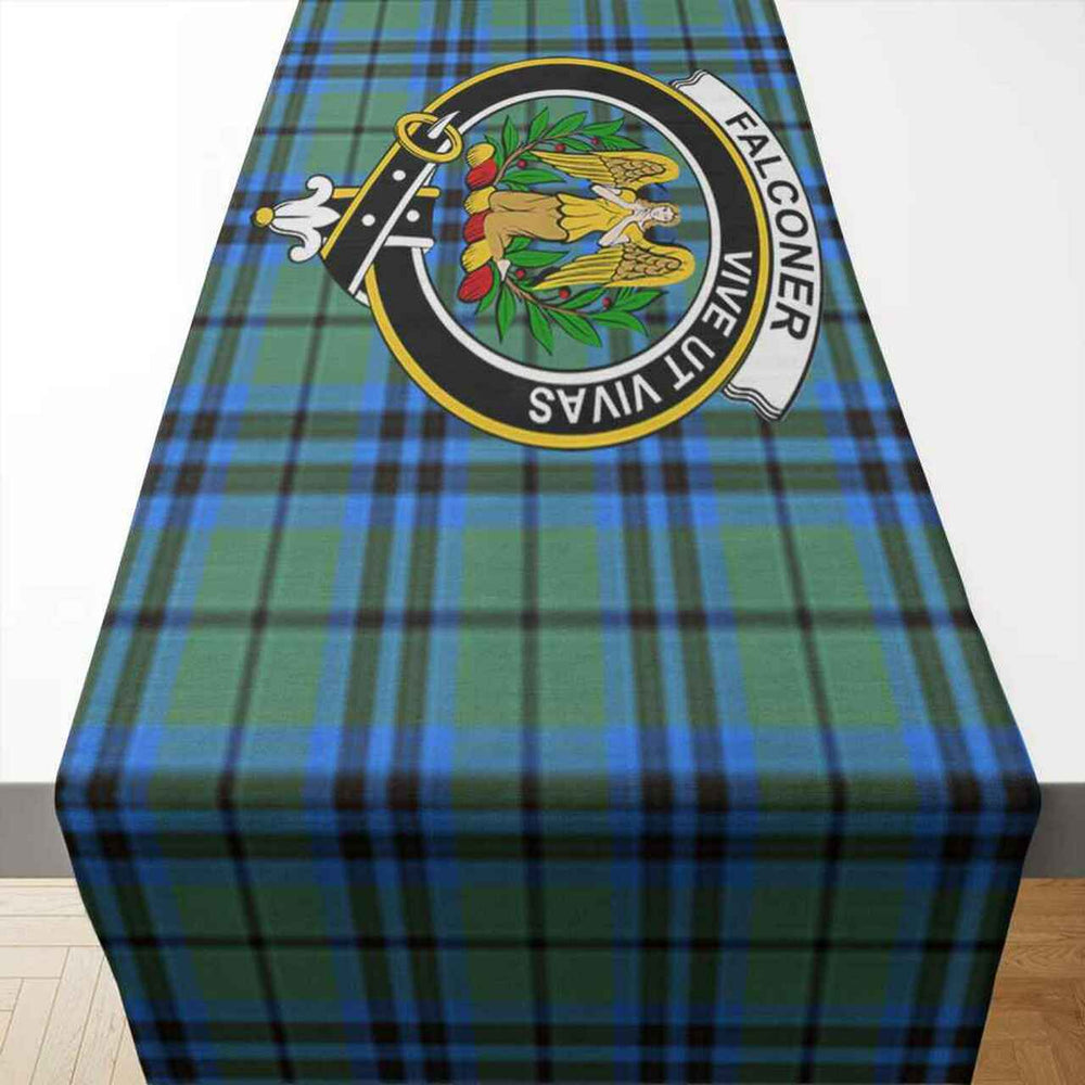 Clan Falconer Tartan Crest Table Runner Cotton ZC97 Falconer Tartan Tartan Table Runner   