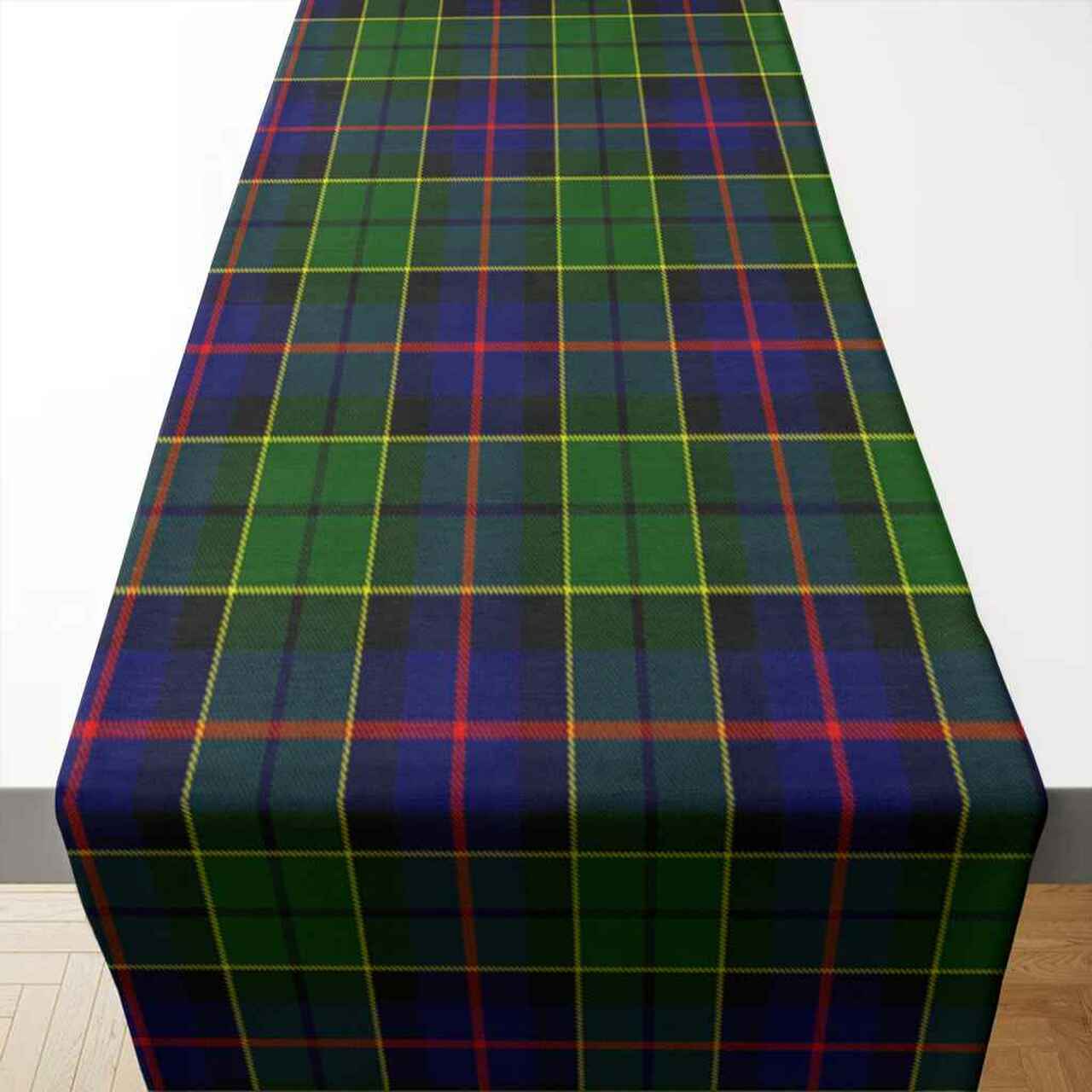 Clan Forsyth Modern Tartan Table Runner Cotton PM53 Forsyth Modern Tartan Tartan Table Runner   