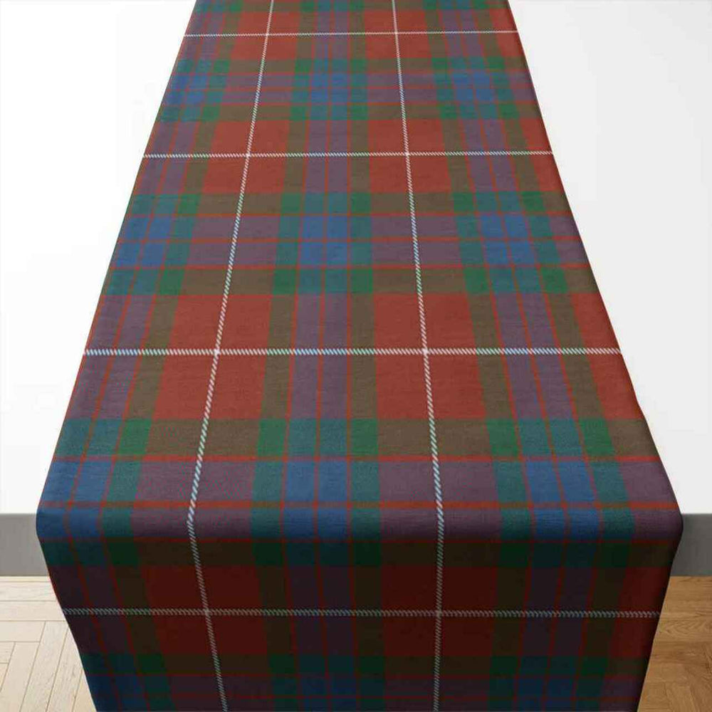 Clan Fraser Ancient Tartan Table Runner Cotton ZR49 Fraser Ancient Tartan Tartan Table Runner   