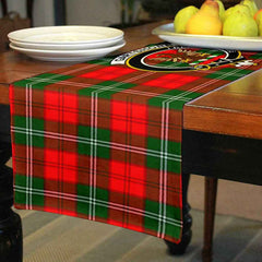 Clan Gartshore Tartan Crest Table Runner Cotton UI77 Gartshore Tartan Tartan Table Runner   