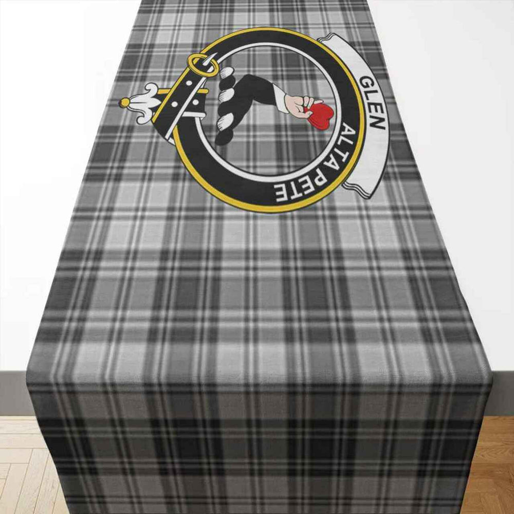 Clan Glen Tartan Crest Table Runner Cotton VC92 Glen Tartan Tartan Table Runner   