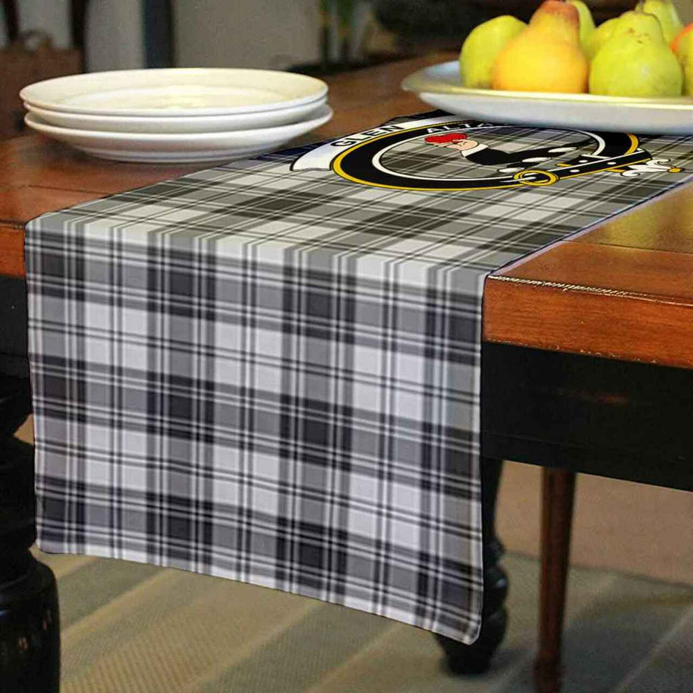 Clan Glen Tartan Crest Table Runner Cotton VC92 Glen Tartan Tartan Table Runner   