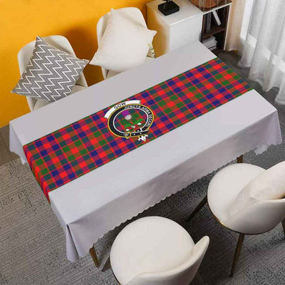 Clan Gow (of Skeoch) Tartan Crest Table Runner Cotton YD16