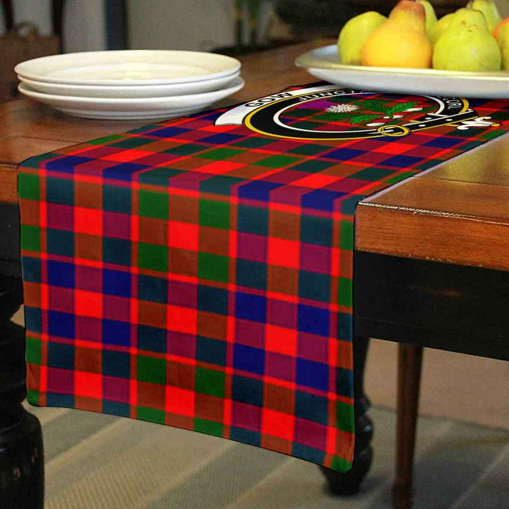 Clan Gow (of Skeoch) Tartan Crest Table Runner Cotton YD16 Gow (of Skeoch) Tartan Tartan Table Runner   