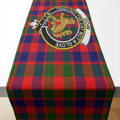 Clan Gow (or McGouan) Tartan Crest Table Runner Cotton EF21 Gow (or McGouan) Tartan Tartan Table Runner   