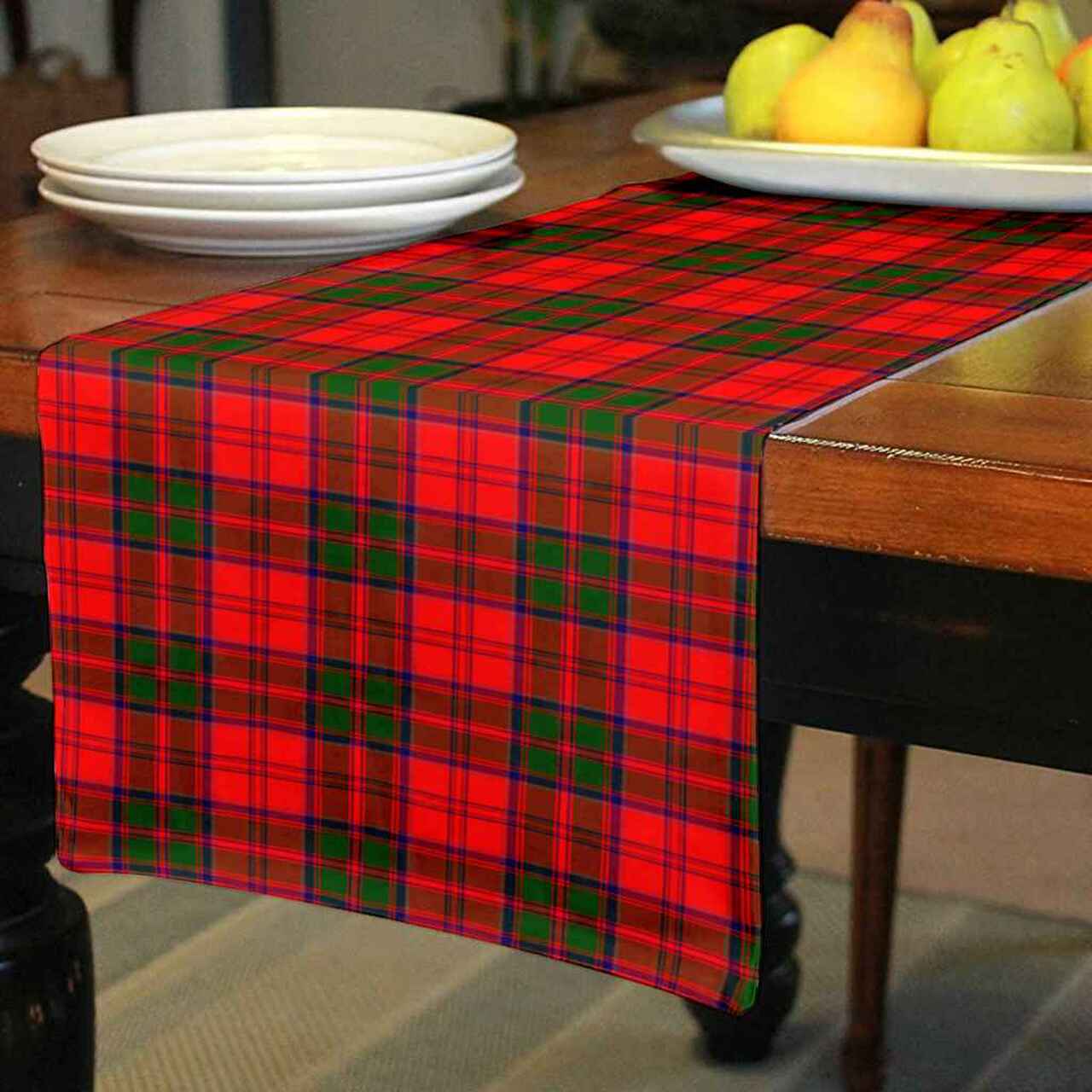 Clan Grant Modern Tartan Table Runner Cotton GI31 Grant Modern Tartan Tartan Table Runner   