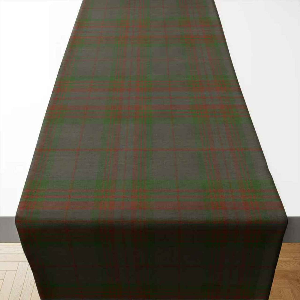 Clan Gray Tartan Table Runner Cotton LO10 Gray Tartan Tartan Table Runner   