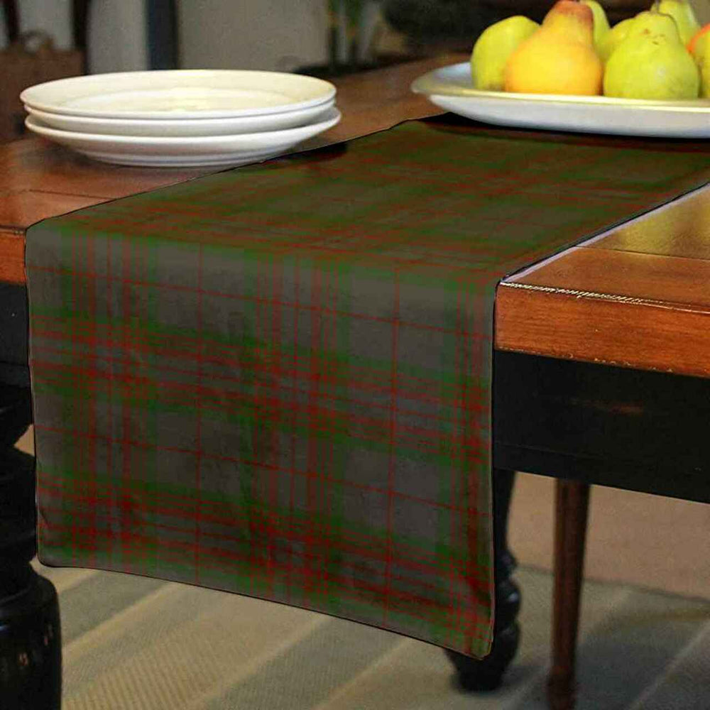 Clan Gray Tartan Table Runner Cotton LO10 Gray Tartan Tartan Table Runner   