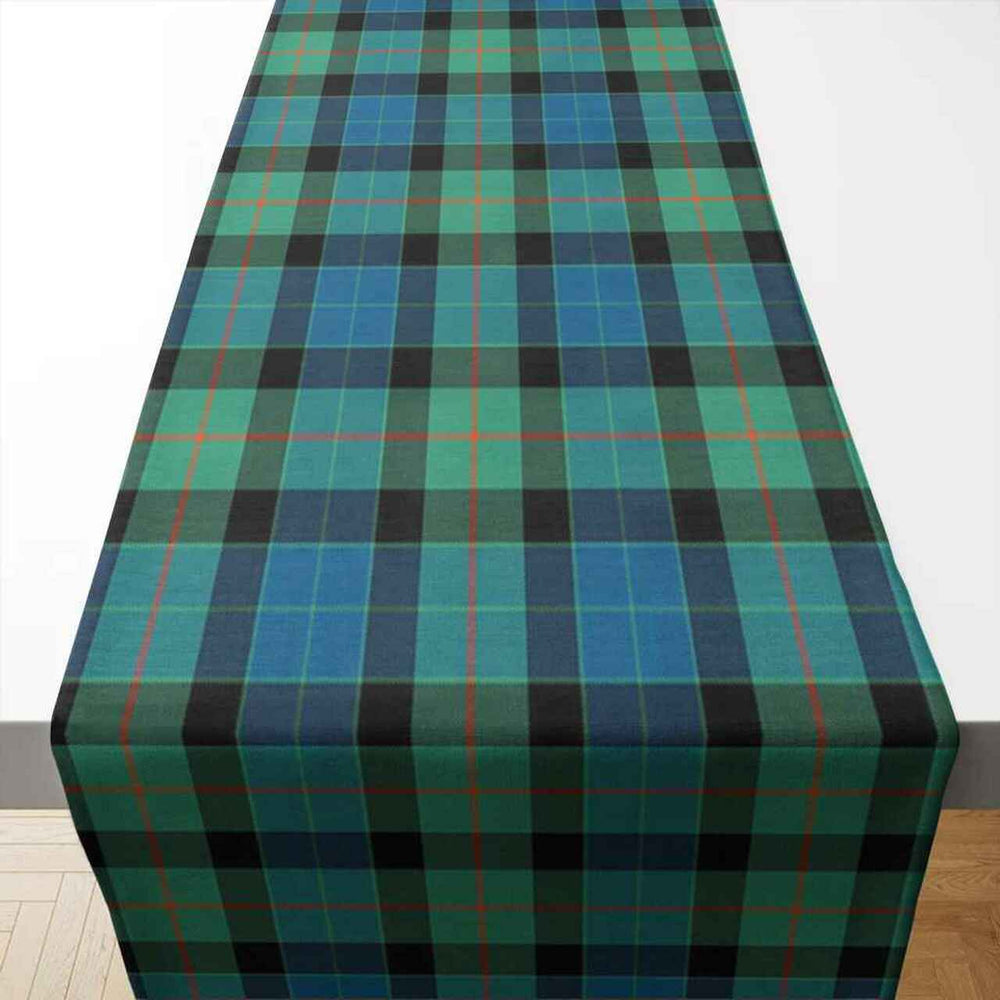 Clan Gunn Ancient Tartan Table Runner Cotton IB86 Gunn Ancient Tartan Tartan Table Runner   