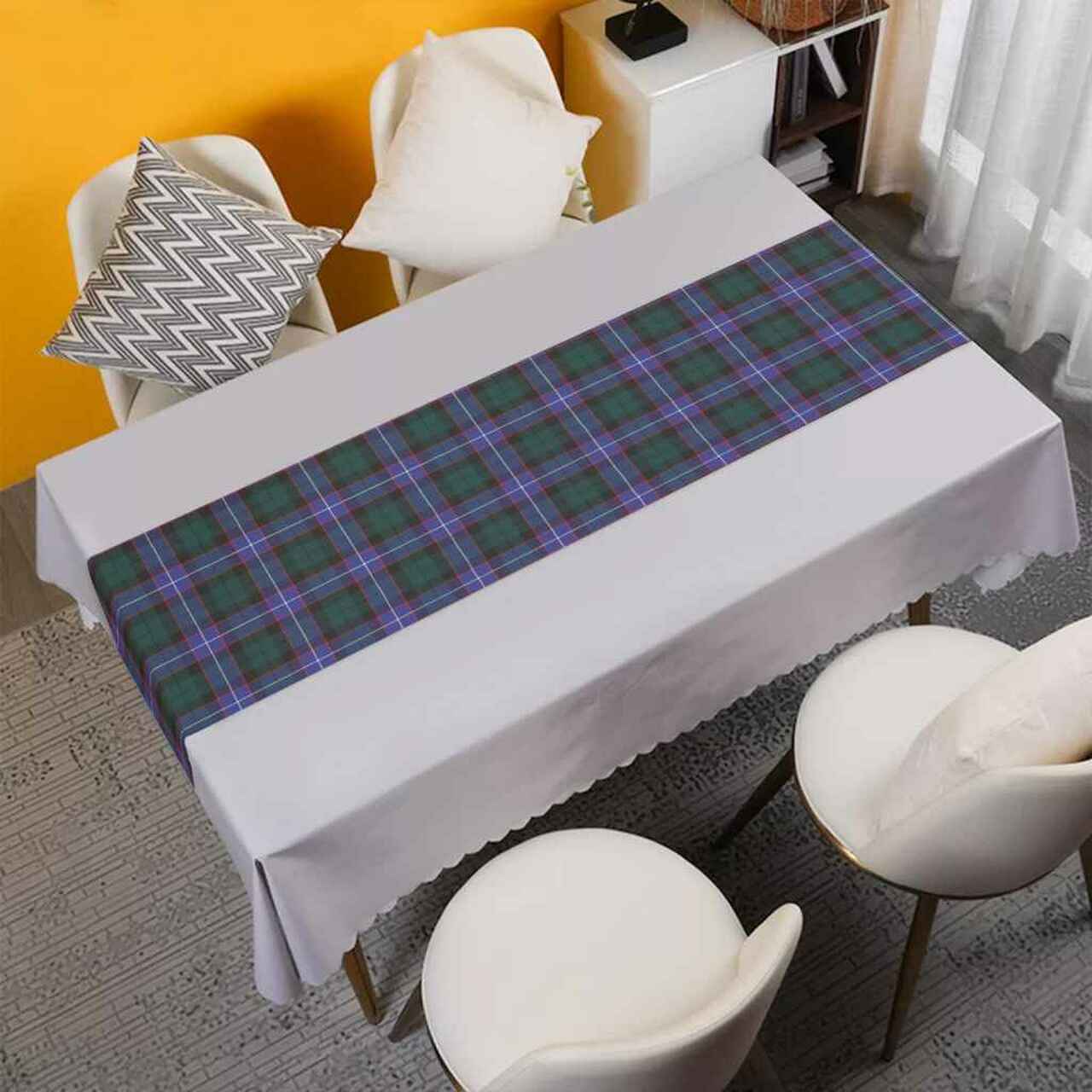 Clan Guthrie Modern Tartan Table Runner Cotton BX27 Guthrie Modern Tartan Tartan Table Runner   