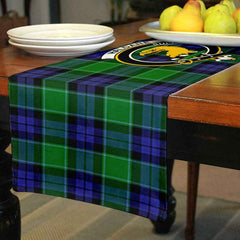Clan Haldane Tartan Crest Table Runner Cotton PG69 Haldane Tartan Tartan Table Runner   