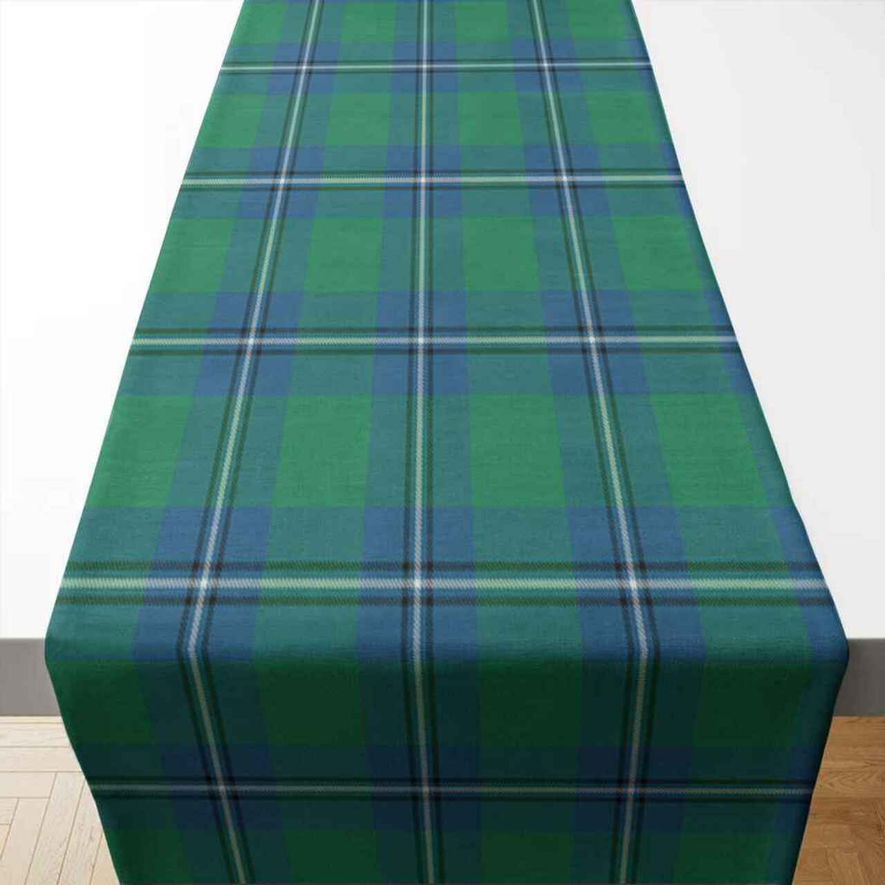 Clan Irvine Ancient Tartan Table Runner Cotton JQ90 Irvine Ancient Tartan Tartan Table Runner   