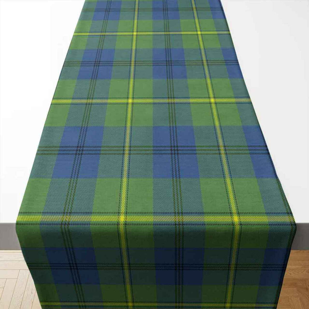 Clan Johnston Ancient Tartan Table Runner Cotton PS23 Johnston Ancient Tartan Tartan Table Runner   