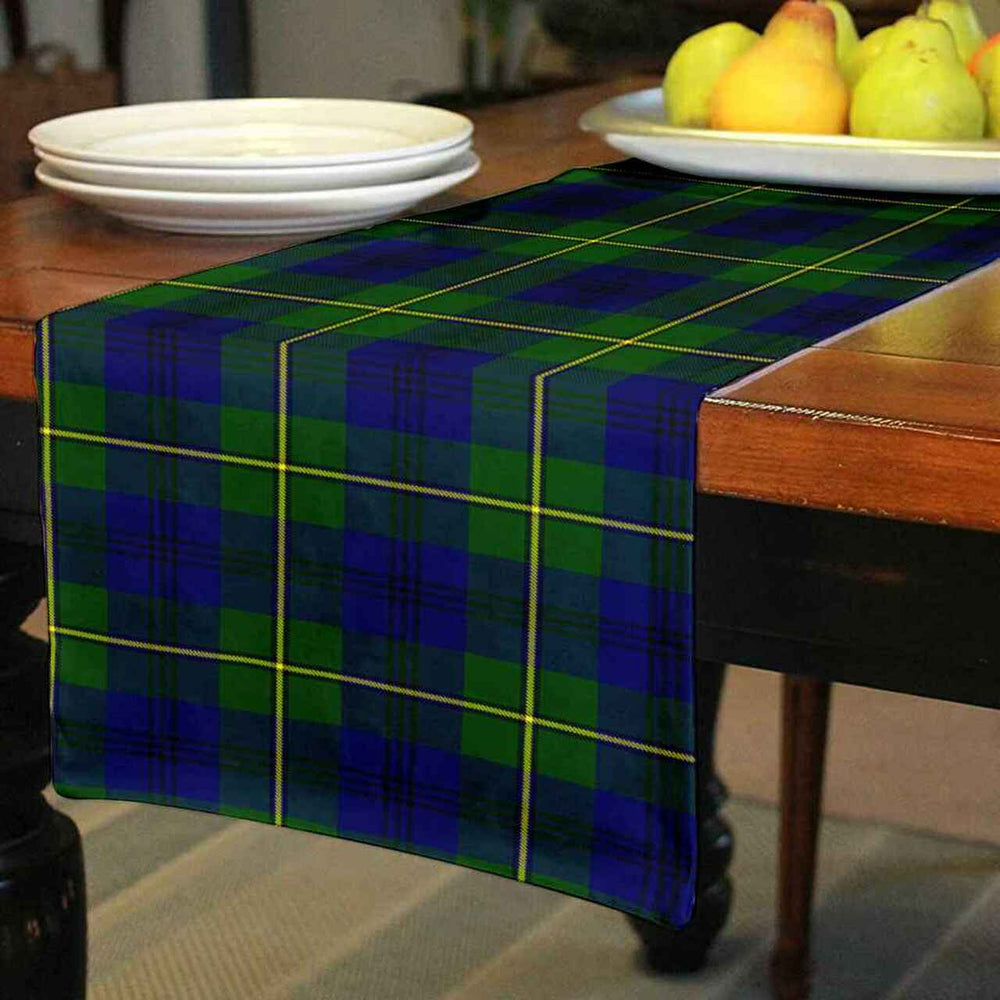Clan Johnston Modern Tartan Table Runner Cotton IS46 Johnston Modern Tartan Tartan Table Runner   