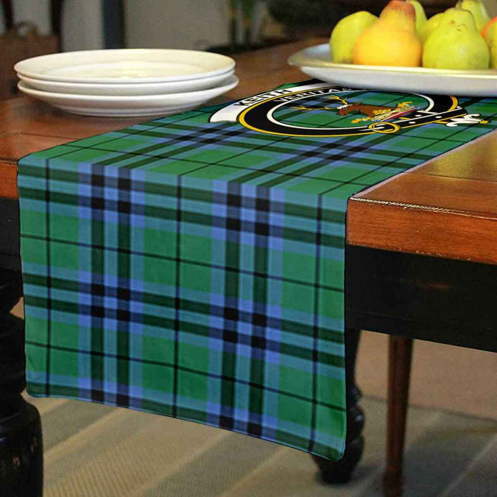 Clan Keith Tartan Crest Table Runner Cotton HN40 Keith Tartan Tartan Table Runner   