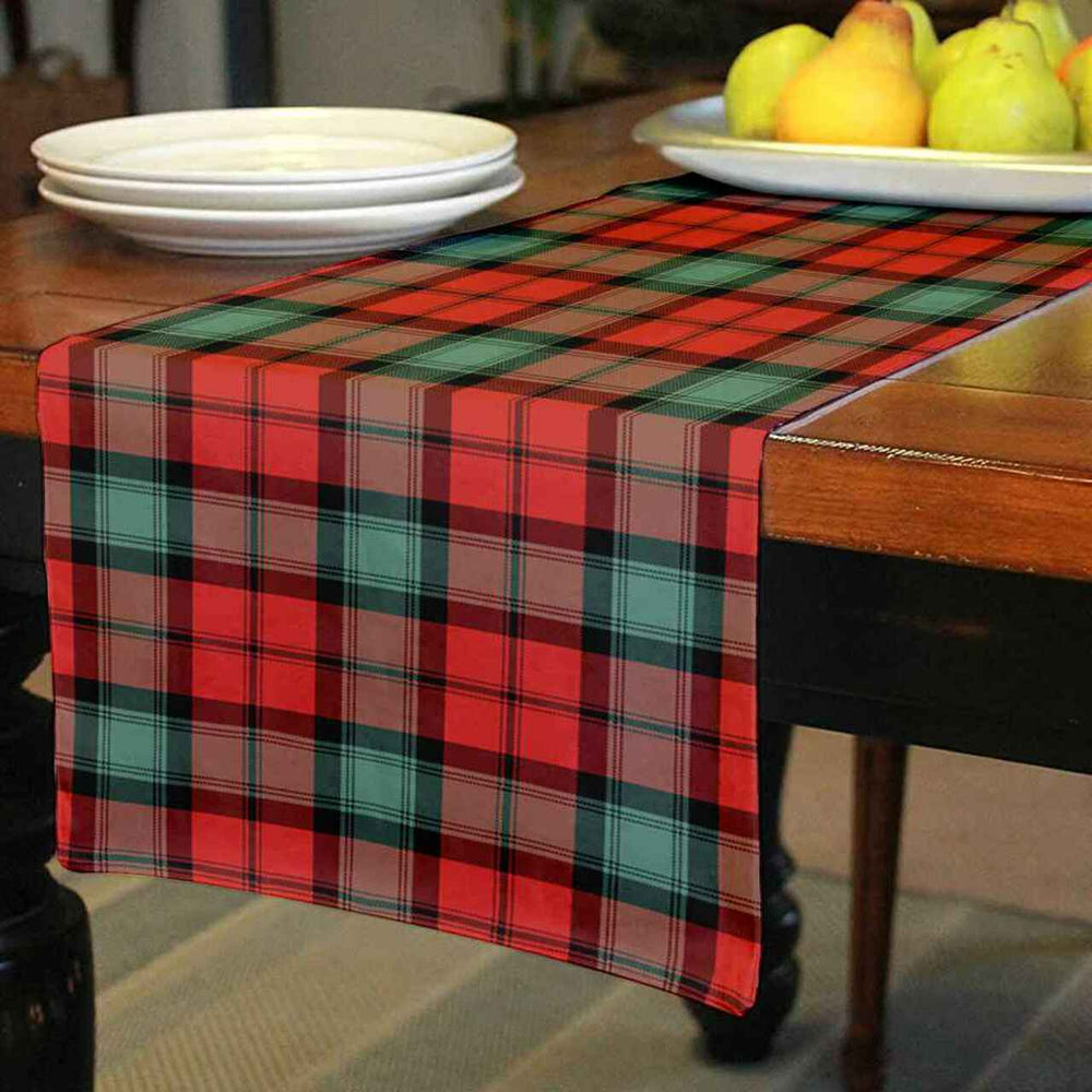 Clan Kerr Ancient Tartan Table Runner Cotton QU43 Kerr Ancient Tartan Tartan Table Runner   