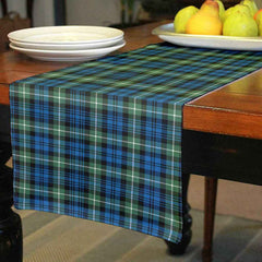 Clan Lamont Ancient Tartan Table Runner Cotton JL17 Lamont Ancient Tartan Tartan Table Runner   