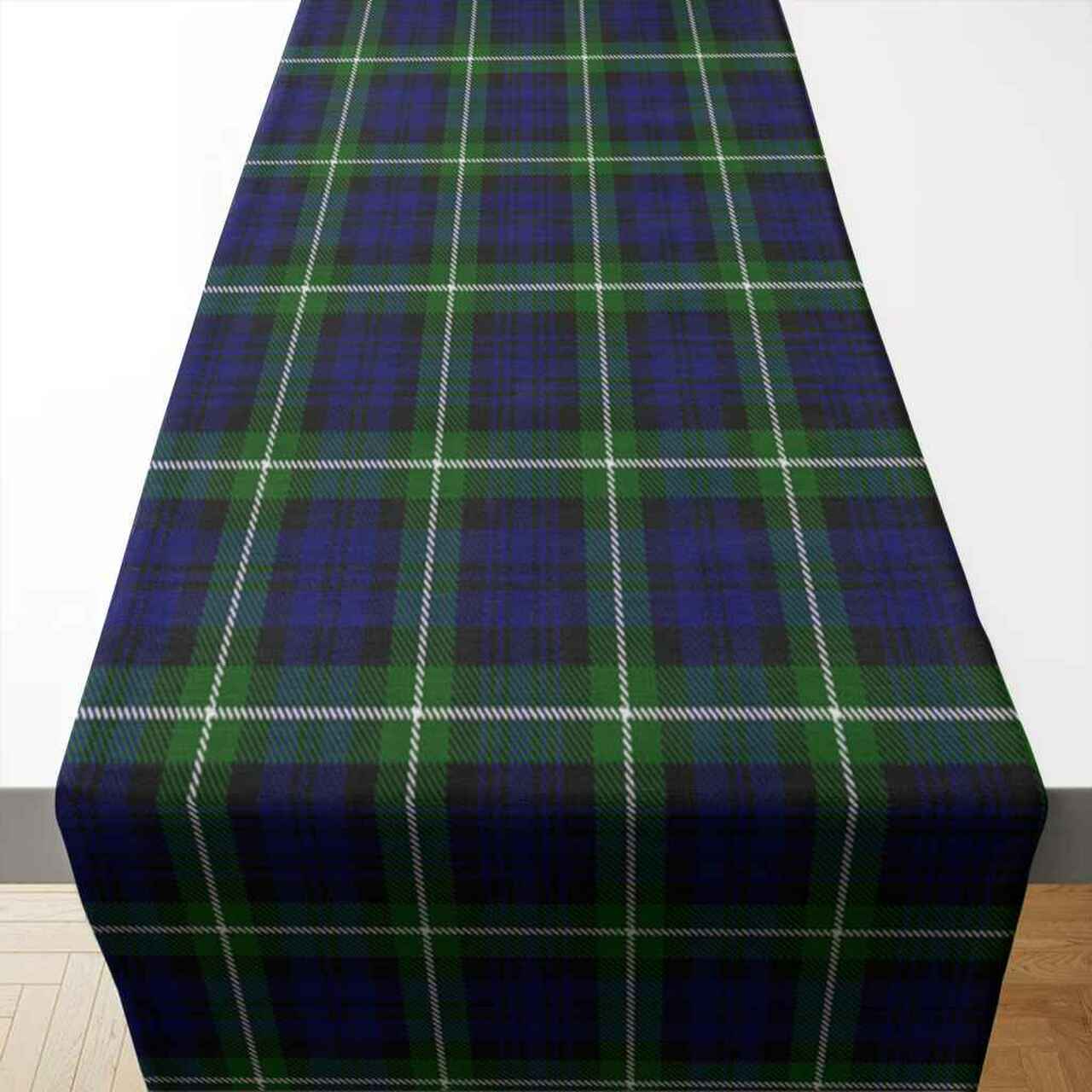 Clan Lamont Modern Tartan Table Runner Cotton BA36 Lamont Modern Tartan Tartan Table Runner   