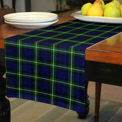 Clan Lamont Modern Tartan Table Runner Cotton BA36 Lamont Modern Tartan Tartan Table Runner   