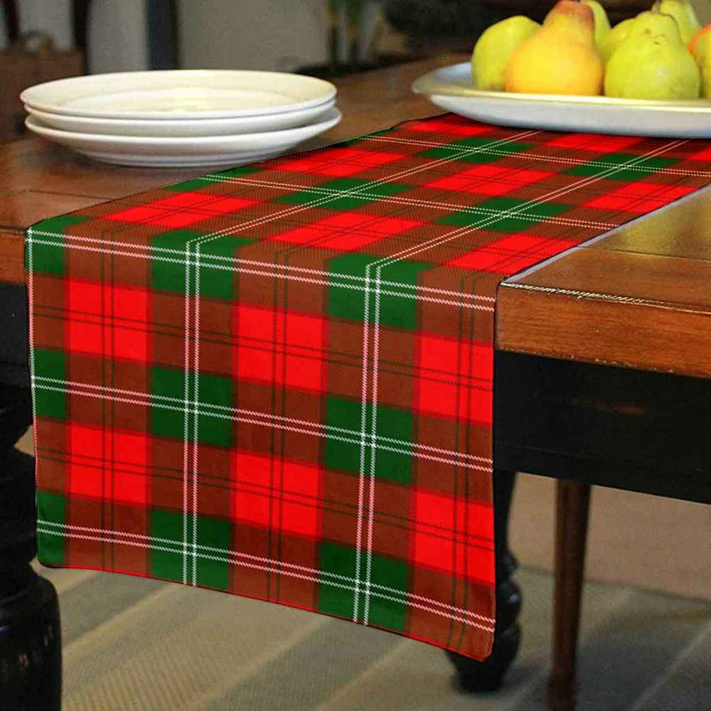 Clan Lennox Modern Tartan Table Runner Cotton OT16 Lennox Modern Tartan Tartan Table Runner   